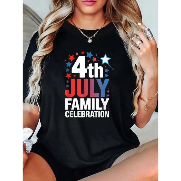 4th of July Family Matching Holiday Party Graphic T-Shirt