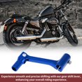 thumbnail image 5 of Folding Motorcycle Gear Shifter Lever for Bosuer Cheetah Aluminum Alloy Pedal Shift Lever Arm Blue, 5 of 6