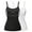 1, Black+White, variant on COMFREE Women's Camisole with Built in Padded Bra Adjustable Spaghetti Strap Tank Top Cami Comfort(S-3XL)