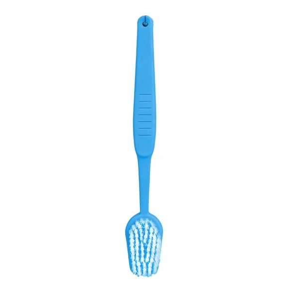 Beautynvta Back Scrubber for Shower, 15.7'' Long Handle Exfoliating Bath Brush, Back Brush with Stiff and Soft Bristles for Deep Cleaning, Showering Exfoliator for Women, Men