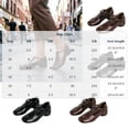 thumbnail image 3 of Shrysg Women's Vintage Mary Jane T-Strap Low Heel Loafers Soft Faux Leather Daily Casual Dress Shoes Brown, 3 of 6
