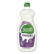 Angle View: Seventh Generation Natural Dishwashing Liquid, Lavender Floral And Mint, 25 Oz Bottle, 12/Carton - SEV22734CT