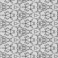 thumbnail image 1 of Ahgly Company Indoor Square Patterned Off-White Novelty Area Rugs, 4' Square, 1 of 6