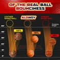 thumbnail image 3 of Silent Basketball Size  (29.5") - Grooved Airless Indoor Basketball for Quiet Dribbling and Training, 3 of 6