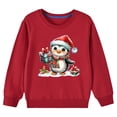 thumbnail image 4 of Christmas Sweatshirt for Kids Christmas Sweatshirt Girl Boys Christmas Sweatshirt Winter Christmas Letter Print Long-Sleeved Sweatshirt for Girls and Boys, 4 of 4