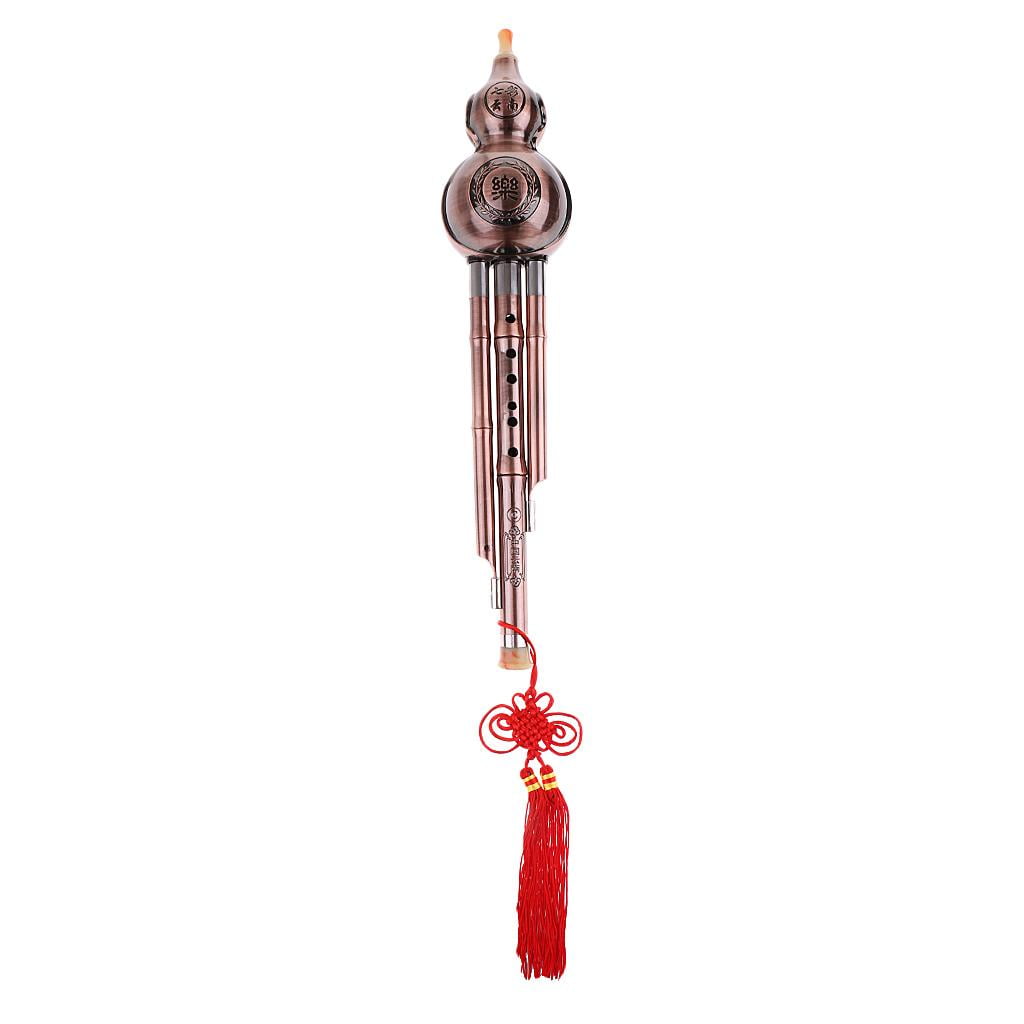 Chinese Flute Ethnic Gourd Flauta Pipes cucurbit Professional Wind Musical Instruments C Beginners Folk Music