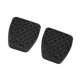 thumbnail image 5 of Almohadilla de pedal de embrague de freno, 1 par de cubiertas de almohadilla de pedal de embrague de freno de goma automática negro para Qashqai 2007-2016 46531JD00A, 5 of 14