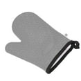 thumbnail image 2 of Silicone Oven Mitt, Waterproof Convenient Storage Silicone Microwave Glove High Temperature Retardant Slip Proof  For Cooking Gray, 2 of 8