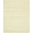 thumbnail image 2 of Rugs.com Solid Shag Collection Rug – 8' x 10' Pure Ivory Shag Rug Perfect For Living Rooms, Large Dining Rooms, Open Floorplans, 2 of 9