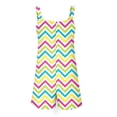 thumbnail image 4 of Kixjoy Overalls for Women Wide Leg Lounge Cozy Overalls Sleeveless Easter Print Pleated Shorts Romper Fashion Loose Fit Vacation Jumpsuits with Pockets, Hot Pink XL, 4 of 6