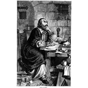 Nicholas Ridley (1500-1555). /Nenglish Religious Reformer And Protestant Martyr. Wood Engraving, 19Th Century. Poster Print by Granger