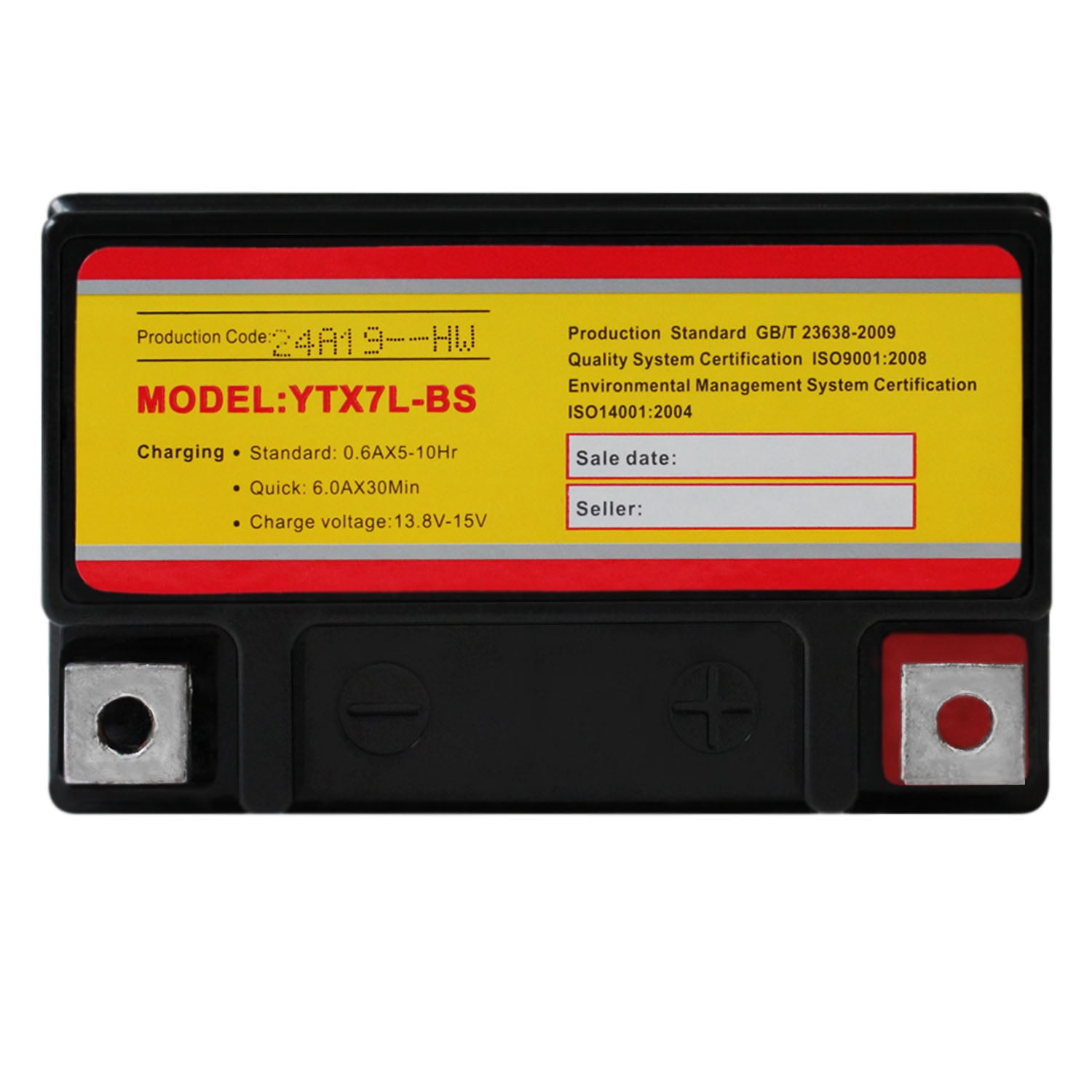 YTX7L-BS 12V 6Ah Battery Replaces Kawasaki KLX250S, SF, Camo 06-20