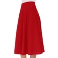 thumbnail image 5 of Women's Casual High Waist A-Line Midi Skirt for Work and Everyday Wear, 5 of 6