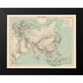thumbnail image 2 of Schrader 24x20 Black Modern Framed Museum Art Print Titled - Political of Asia - Schrader 1908, 2 of 5