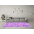 thumbnail image 3 of Ahgly Company Indoor Round Patchwork Purple Transitional Area Rugs, 6' Round, 3 of 4