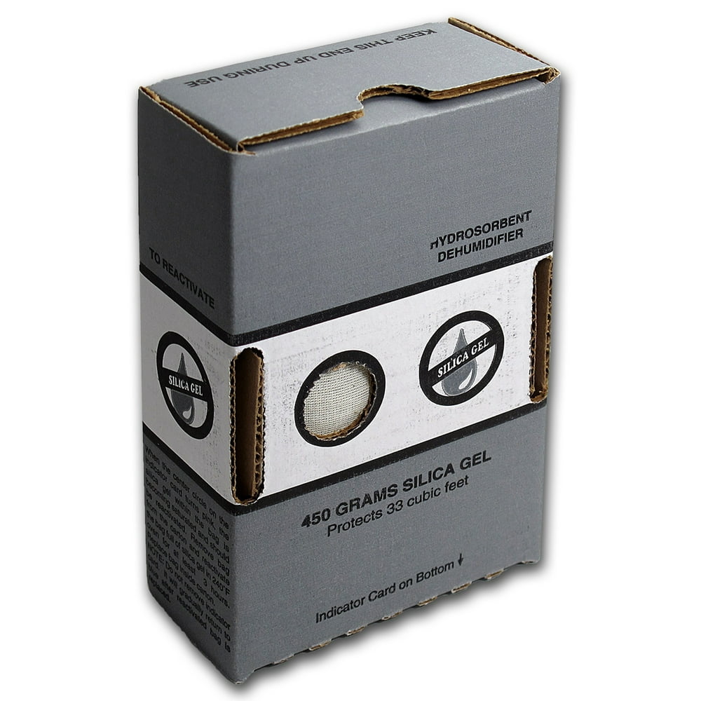 Silica Gel Dehumidifier Crystals (450 Gram Box)