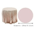 thumbnail image 3 of asddcavvf Round Sequin Tablecloth47.2" Glitter Sequin Sequin Fabric Tablecloth Sparkling Tablecloth Cover for Birthday Wedding Party Tablecloth Tablecloths Table Cloth for Party Table Cloth Long, 3 of 8