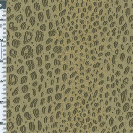 fabric lynx jacquard leopard yard decorating golden brown
