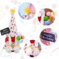 thumbnail image 4 of Puntoco Muñeca sin rostro de cumpleaños Duende enano Rudolf Muñeca sin rostro de cumpleaños Muñeca sentada Creativos Ancianos sin rostro Fiesta Festival Regalo, 4 of 5