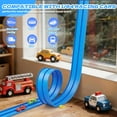 thumbnail image 2 of Pista de carreras flexible Tobaisaa de 4,5 m con 2 carriles y autos, 2 of 7