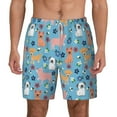 thumbnail image 2 of Picia Cute Dog pattern Mens Swim Trunks with Compression Liner Stretch Beach Shorts Quick Dry with Zipper Pockets No-Chafing Board Shorts-XX-Large, 2 of 9