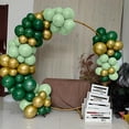 thumbnail image 3 of BalsaCircle 120 Gold Green Assorted Latex Balloons Garland Arch Decorations Kit Set Party Events Supplies, 3 of 4