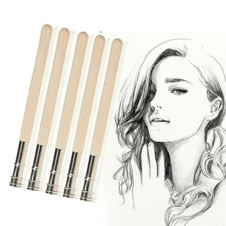 Michellem 2Pcs Adjustable Pencil Extender Lengthener Holder Writing Hobby Wood Tool