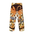 thumbnail image 3 of Lsque Fall Farmhouse Pumpkins Print Men's Pajama Pants, Lounge Pant - Comfortable Home Wear,Elastic Waistband, Stylish Design-Small, 3 of 9