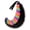 Black, variant on Anime Furry Dog Fox Tail Costume Accessory,Halloween Rainbow Plush Fursuit Animal Theme Dog Fox Wolf Tails Outfit