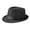 Black, variant on 1920s Fedora Hats for Men Women with Short Brim Unisex Hat Panama Cap Party Accessory