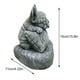 thumbnail image 5 of Wosthever Estatua de Animal de resina para patio exterior, señal de bienvenida, escultura, adorno, decoración para sala de estar, despedida de Jardín y Patio, 5 of 6