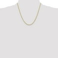 thumbnail image 2 of Auriga 10K Yellow Gold 2.5 mm Semi-Solid Rope Chain Necklace for Women 20", 2 of 6