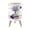 Color 1, variant on Small Trash Can with Lid Beach Coastal Seascape Octopus Marine Life 1.8 Gallon Dog Proof Trash Can Round Garbage Can Waste Bin Wastebasket for Bathroom Bedroom Living Room