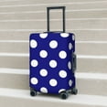 thumbnail image 6 of Naloa Navy And White Polka Dot Elastic Suitcase Protector, Travel Suitcase Protector Cover Fits 18-32in Suitcase(No luggage included)-Large, 6 of 7