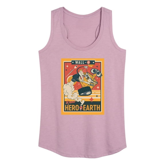 Wall-E - A New Hero Of Earth - Women's Racerback Tank Top