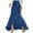 Blue, variant on Skirts for Women Fall Solid Color Ruffle Flowy Skirt Business Casual Womens Maxi Skirt High Waist Drawstring Warp Skirts S