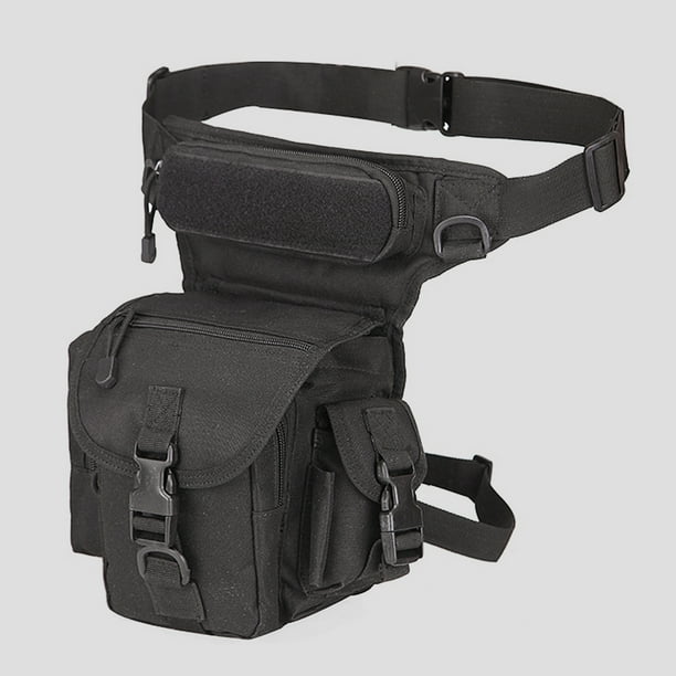 Bolsa de dos hombros Bolsa de pierna caída Impermeable Muslo Cintura Paquetes Bolsa para viajar Senderismo Ciclismo Camping
