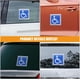 thumbnail image 3 of 6Piezas Señal de Coche para Discapacitados, 14x13cm Señales de Estacionamiento para Discapacitados, Pegatinas para Sillas de Ruedas para Ventanas y Carrocería de Automóviles, 3 of 5