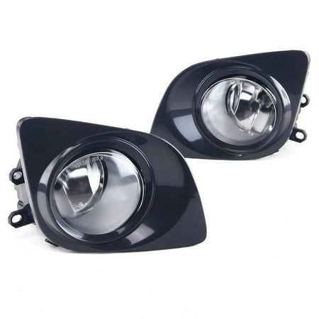 Fog Light For 09-15 Toyota Venza Clear Lens, Pair