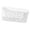 white, variant on Terraxo Rectangular Planter Large Self Watering Flower Pot Plant Pot with Drainage Holes PET Material Modern Decorative Suitable for Indoor Office Patio Garde gray