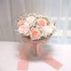 thumbnail image 3 of Nvzi Ramos de boda para novia - Ramos de novia para novia - Flores artificiales de seda color champán rosa para boda, iglesia, hogar, propuesta, decoración, 3 of 5