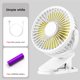 thumbnail image 5 of Escalada USB Mini Clip Fan Portable Travel Desk Cooling Ventilador (Blanco 1200mAh) Tmvgtek Para Estrenar, 5 of 6