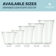 thumbnail image 6 of Hakoware Disposable 16 oz Premium Ultra Clear Disposable Plastic Cold Cups for Drinks 200 Count, 6 of 7