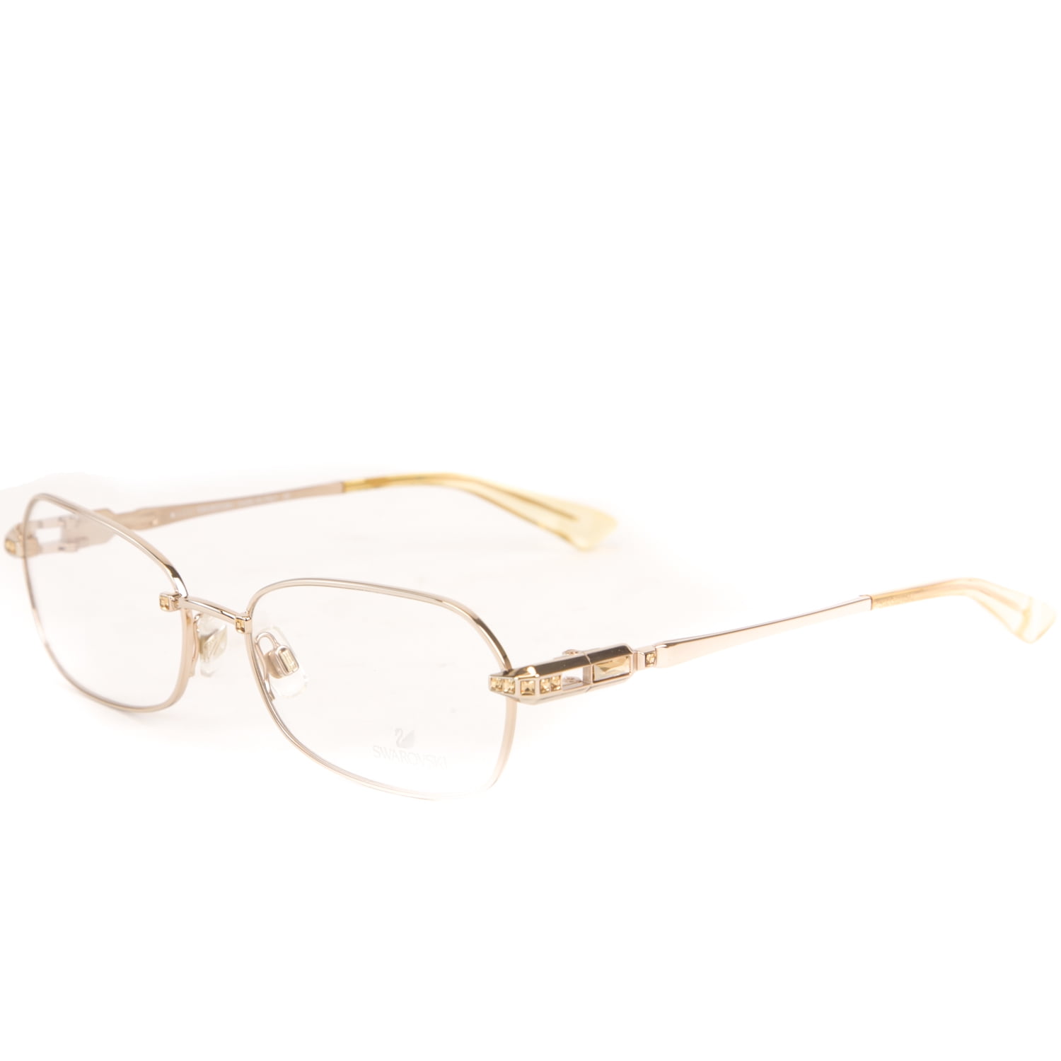 Swarovski Women's Crystal Accent Metal Eyeglass Frames SW5002 54mm Gold