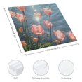 thumbnail image 3 of Nawy Tulip Aesthetic Nature Polyester Cloth Napkins for Dining Table Kitchen Party Decor 6 PCS, 3 of 7
