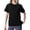 Black, variant on Workout Tops Short Sleeve Shirt Quick Dry Slim Fit Gym Running Athletic Yoga Breathable Crewneck Shirts