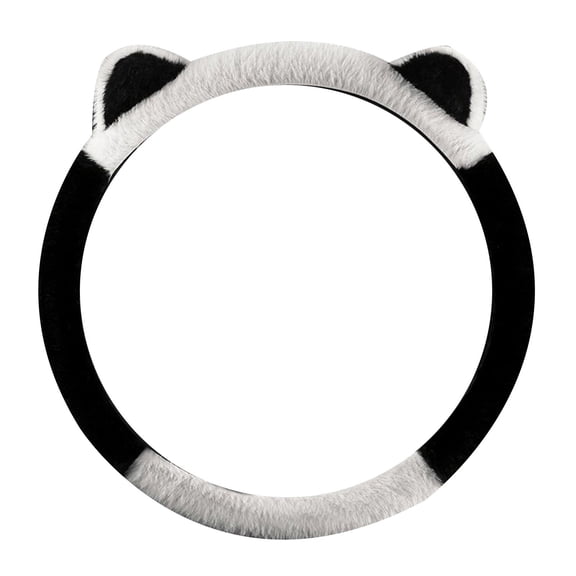 Steering Wheel Cover Steering Wheel Cover Winter Warm Steering Wheel Protective Cover With Cat Ears Are 39 Cm /15.3 Inches In Size