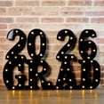 thumbnail image 4 of Noothes Graduation Party Decorations 2026 8 LED Marquee Light Up Grad Sign Letters Class of 2026 Decorations Illuminated Display for Indoor Celebrations, 4 of 4