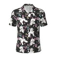 thumbnail image 2 of Daiia Cute Poodle Dog Pattern Men’s Polo Shirts,Solid Deck Shirt,Classic Fit, Breathable Cotton Polo for Casual and Sport Wear-Small, 2 of 9