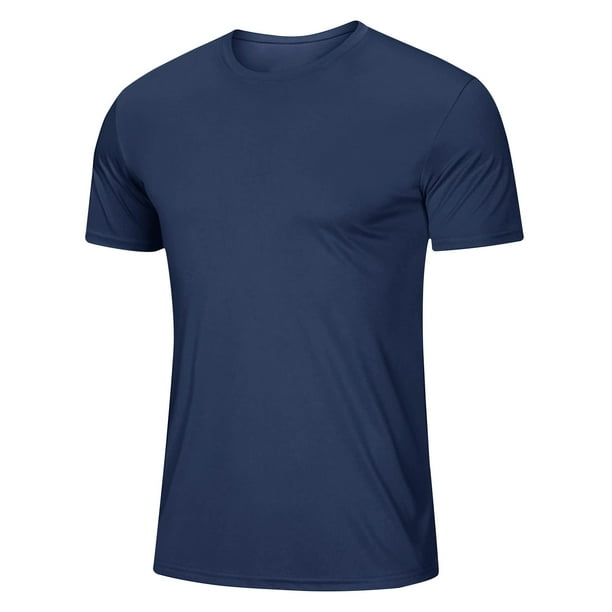 Camisas de Manga Larga de los Hombres Color Sólido Ligero Transpirable Camisas de Senderismo de Secado Rápido para Deportes Al Aire Libre